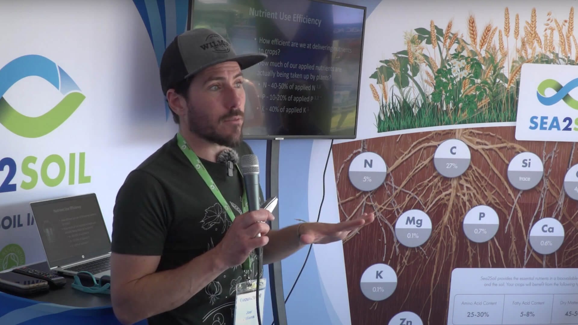 Unlocking the power of amino acids and soil health with Joel Williams and Sea2Soil at Groundswell 2025